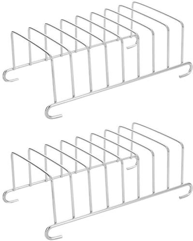 Veemoon Lot De 2 Grilles à Pain En Acier Inoxydable 304, Support à Toast De Comptoir Réutilisable Pour Refroidir Toasts, Porte-toast Domestique Multifonction En Métal Argenté