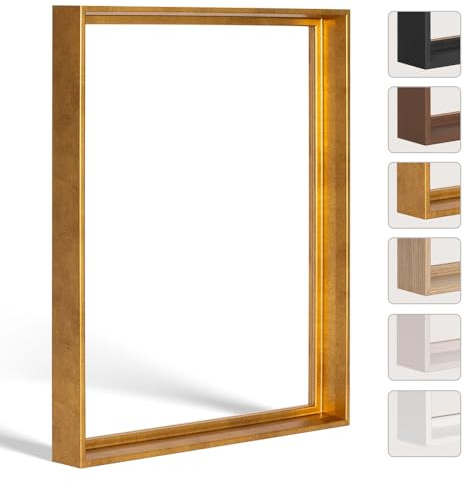 Bildershop-24 Flexi - Marco para juntas de sombra (40 x 50 cm), color dorado