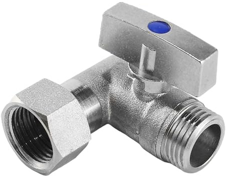 Valvole di arresto generali con filettatura da 1/2, per collegare bidet WC e sistemi di lavastoviglie, connettore per rubinetto, tubo