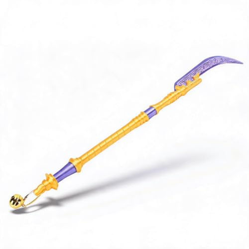 VELATEMOR Espada Larga de Cosplay Impresa en 3D, Espada de Disfraz de Cosplay Púrpura, Accesorio de Fantasía de Arma de Cosplay, Disfraz de Halloween, Réplica de Espada de Anime