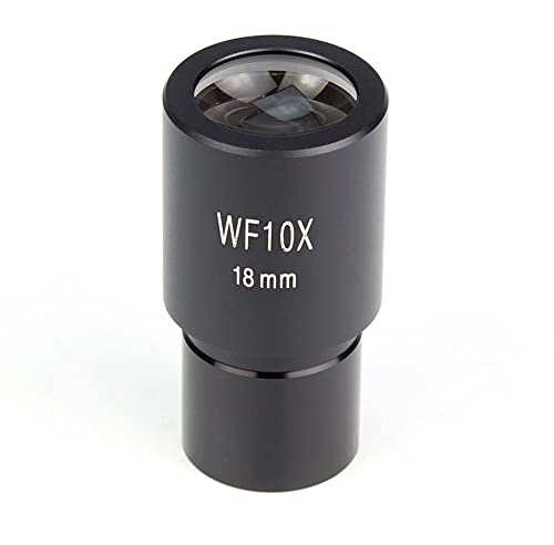 Microscope Accessories Kit 1pc WF10X Microscope Wide Angle Eyepiece Mounting Size 23.2mm Biological Microscope Eyepiece Optical Lens Microscope Slides