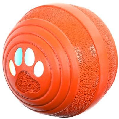 Pelota Interactiva para Perro 4 Modos de Juguete Interactivo | Juguete Interactivo que Rebota y Rueda para en Casa o al Aire Libre, Aliviar el Aburrimiento y