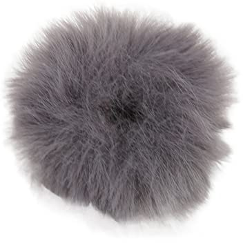 Stylebest Furry Lavalier Microphone Wind Muff Cover Lätt Vindruta för inom- och Utomhusbruk 0,5 Cm Diameter (Grå)