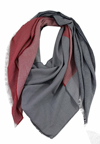 Rotfuchs® halsduk sommarsjal sjal ränder & Two Tone Look 100 % bomull