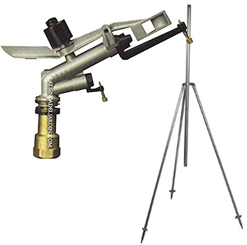 Suinga - Kit ASPERSOR AGRICOLA Ibis 1 Circolare 360º 13-23 MTS Pressione 1,5 a 5 bar Include supporto treppiede metallo 1