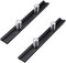 Woodworking Table Workbench Auxiliary Tool, 2PCS DIY Positioning Bench Planing Stop Baffle 19/20mm Hole Planing Stop Bench Dogs Clamp Aluminum Alloy Baffle Plate Workbench Table Accessories (19mm)