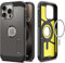 Spigen Hülle für iPhone 15 Pro Tough Armor MagFit Kompatibel mit MagSafe -Gunmetal
