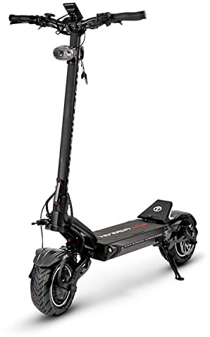 Scooter eléctrico para Adultos TEVERUN Fighter Eleven Plus, 2 x 2500W Motores, Autonomía hasta 120km, Velocidad de Brida: 25km/h, 11 neumáticos Tubeless, Pantalla MINIMOTORS EY3