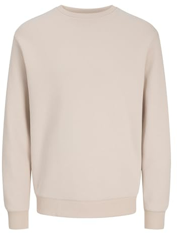 JACK & JONES Sweat-Shirt Sweat-Shirt Uni | Relaxed Fit, Uni, Manches longues, Casual, Température maximale 40°C programme très doux