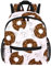 VAPOKF Leichter Schulrucksack Kleinkind Rucksack Kleine Reise Schultertasche für Jungen Mädchen Kinder, Schokoladen-Donut, multi, 25.4x10x30 CM/10x4x12 in