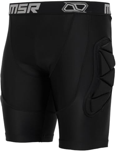 MSR™ Strike Padded Motorcycle Riding Shorts Small/Medium Black