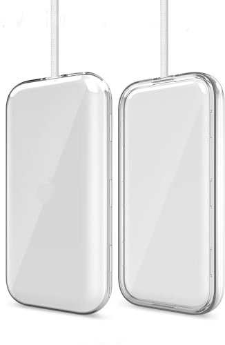 Batteriskyddsfodral för Apple Vision Pro batteri mjukt skal skyddsfodral batteri repskydd fodral för Vision Pro batteritillbehör (genomskinlig)