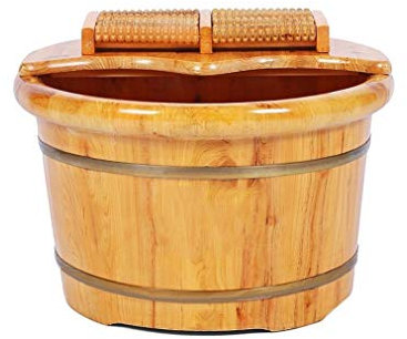 Foot Tub, Foot Basin Tub Bucket, Massage, Spa, Sauna, Soak,foot Bath Wooden Bucket Foot Spa Household Wash Basin Present Friendship Years