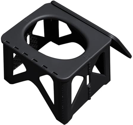 Lnhgh - Asiento de inodoro portátil - Taburete plegable para acampada adulto | Equipo al aire libre para senderismo, camping, tienda playa, camping-Car de viaje