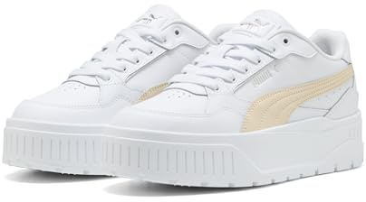 PUMA Damen Karmen II Idol Sneakers 39, White Canvas Beige