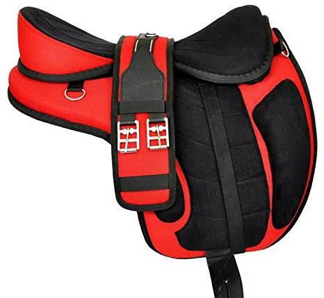 Wonder Wish Hochwertige Allzweck-Pferde-Sattelzaumzeug, Größe: 30,5 cm bis 45,7 cm