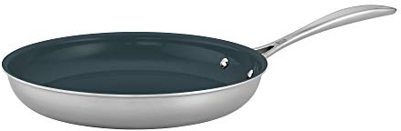 ZWILLING Clad CFX 10-inch Stainless Steel Ceramic Nonstick Fry Pan