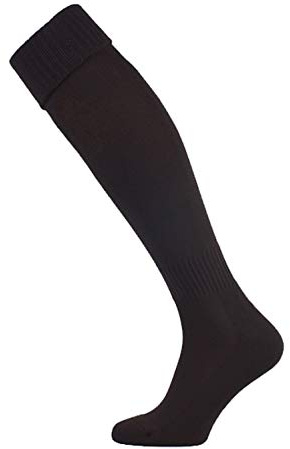 Iskierka Fußballstutzen Stutzenstrumpf Socken Soks 27-45 (schwarz, 38-41)