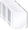 Peslogy 10pcs Clear Double Sided Adhesive Pads for Mounting Waterproof 2.4inch Double Sided Sticker Super Strong Heavy Duty Washable Sticky Patch Walls Hanging Nano Gel for DIY Craft Home Office