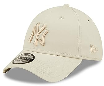 New Era New York Yankees MLB Basecap 39Thirty Teamlogo Kappe Cap Hut gebogener Schirm Tonal geschlossen beige - S-M (6 3/8-7 1/4)