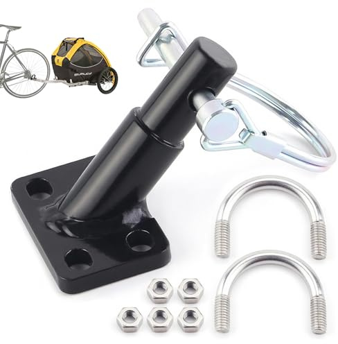 Enganches para Remolque de Bicicleta, Gancho para Remolque de Bicicleta con Pasador de Bloqueo, Universal Enganche de aleación de Aluminio,Conector de Remolque para Niños
