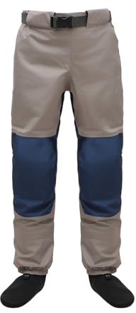 Raprance Atmungsaktive Wathose mit hohem Bund, zum Angeln, Wathose, Blau, L
