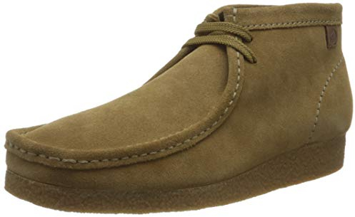 Clarks Herren Shacre Boot Chukka-Stiefel, Dunkler Sand Wildleder, 44 EU