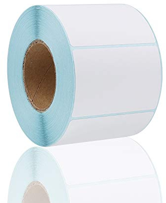 Etiqueta Pegatinas 800 Piezas Blancas Etiquetas Térmicas Rollo Multifunción Rectángulo Etiquetas para Cocina Oficina Direcciones Etiquetas Papel Mailing Precio 6 x 4cm