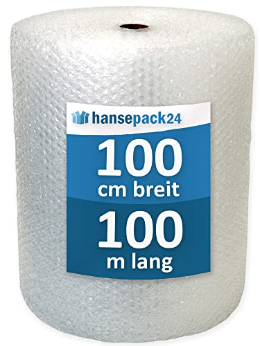 Luftpolsterfolie Blasenfolie Noppenfolie Knallfolie 60 my 100cm x 100m