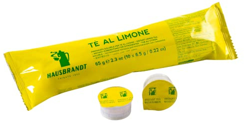 50 Capsule Hausbrandt Tè al Limone Preparato solubile per tè al limone confezionato in capsule monodose