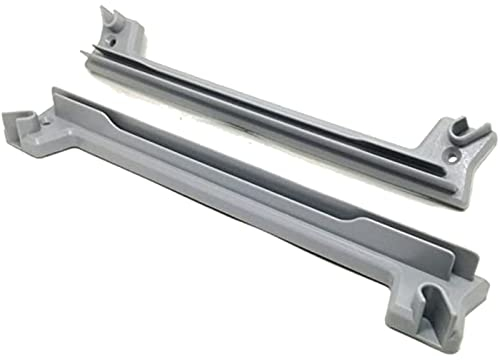 Fhuller Coppia Staffe in Plastica Grigia Rinforzata per supporto Scolapiatti e Vaschette Raccogligocce Linea INOXA