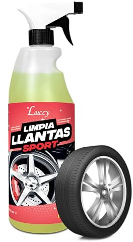 LUCCY Limpia Llantas Fórmula Metal Protect PH Neutro 1 Litro | Triple Acción Limpia, Abrillanta y Protege