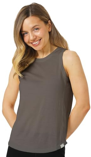 Merino.tech 100% Debardeur Femme Merinos - sous Vetement Merinos pour Sport | Léger, Thermique Laine Mérinos Respirant, Anti-Odeur Naturel, Anti-Humidité, Idéal Pour Le Sport, Randonnée, Sous-Couche
