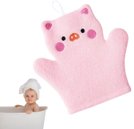 Kids Bath Mitt | Guanti da bagno bagni animali- artefatto da bagno bambini, il bagno non fa male alla pelle, BA | Cine da bagno di cartoni animati spugne, simpatiche vasche da bagno bambini animali, g