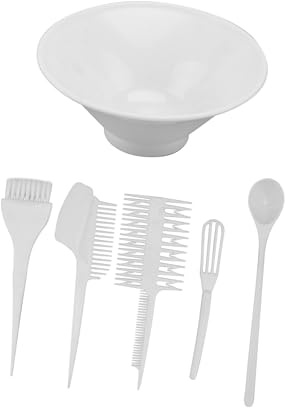 VALICLUD 6pezzi Strumenti Per Colorazione Dei Ciotola Per Pettine Per Spazzola Per Kit e Realizzato in Resistente Materiale Plastico