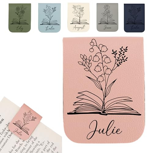 Lunea Magnetic Personalised Bookmark – Custom Name Magnetic Page Marker for Books, Journals & Bibles – Unique Gift for Book Lovers, Readers & Students