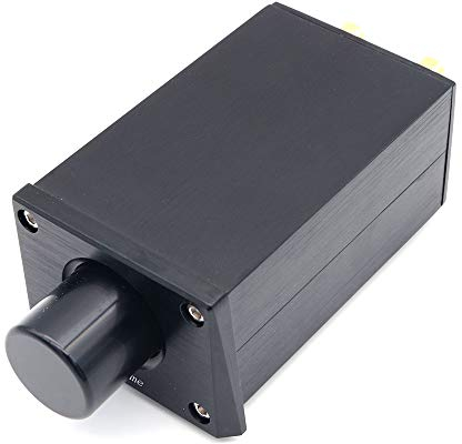 DollaTek Hochpräziser passiver Vorverstärker-Lautstärkeregler VOL HiFi Preamplifier ALPS16 - Schwarz