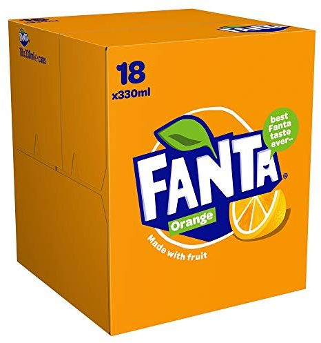 Fanta Orange Cans, 18 x 330 ml