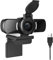 LarmTek webcam with microphone, PC camera with webcam cover, 1080p webcam for live streaming games during video conferencing