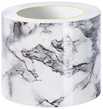 Dostear Bordi Greche Pannelli Adesivi Bordo Adesivo per Pareti Striscia Adesiva Muro Decorativa Greca Adesiva per Parete Biomite 5cm X 500cm