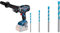 Bosch Professional BITURBO Akku Schlagbohrschrauber GSB 18V-150 C (ohne Akkus und Ladegerät, im Karton) + 4x Expert CYL-9 MultiConstruction Bohrer Set (für Beton, Ø 4-8 mm, Zubehör)