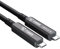 FIBBR Full-Featured Glasfaser USB C auf USB C Kabel 15M, 10Gbps USB 3.2 GEN2 Videokabel für Lange Distanzen mit PD 60W für VR-Headsets/AR, Webcam, Kamera, Laptop, Mini-PC und Mehr