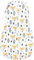 TupTam Baby Pucksack OEKO- TEX zertifizierte Materialien Swaddle Bag Wattiert Babyschlafsack 2.5 TOG unisex, Farbe: Unwattiert 0.5 TOG/Füchse Orange, Größe: 3-6 Monate