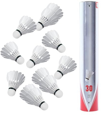 Palline da badminton, palline da badminton per allenamento ad alta velocità, 12 palline sportive, in d' per principianti