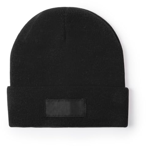 Bonnet d'hiver doux et chaud pour enfants, acrylique, élastique, réglable avec ourlet.