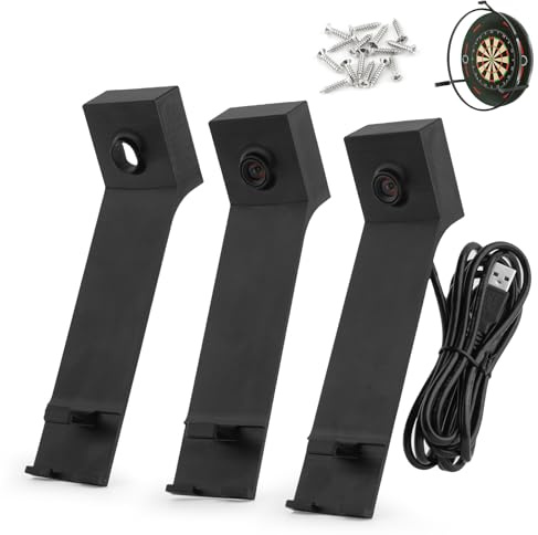 OV9732 Support de caméra pour WINMAU Plasma Système d'éclairage LED cible de fléchettes Anneau LED - pas de perçage -pour autodarts Système de caméra pour fléchettes 3 jeu(sans module de caméra)