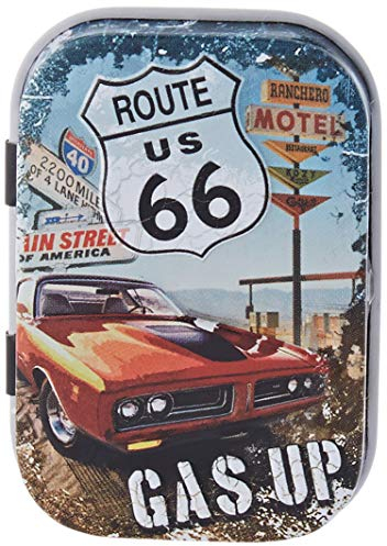 Nostalgic-Art 81220, Route 66 - Red Car Gas Up, Pillendose