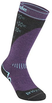 Bridgedale Chaussettes de ski Midweight Plus pour femme - Merino Endurance - Midweight Plus - Chaussettes d'endurance en laine mérinos