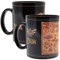 The Legend of Zelda Tasse mit Thermoeffekt/Farbwechsel (Map Silhouette Design) 325ml Keramik-Kaffeetasse - Offizielles Lizenzprodukt