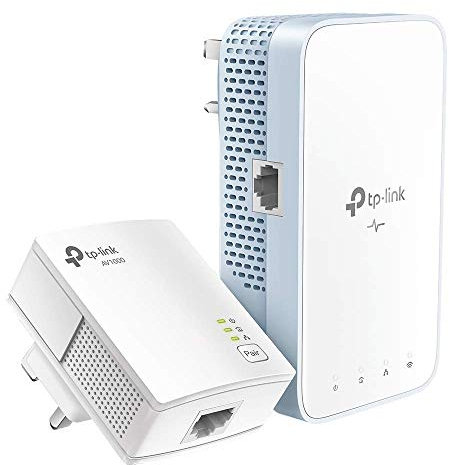TP-Link AV1000 Gigabit Powerline ac Wi-Fi Kit, Broadband/WiFi Extender, WiFi Booster/Hotspot, Refurbished